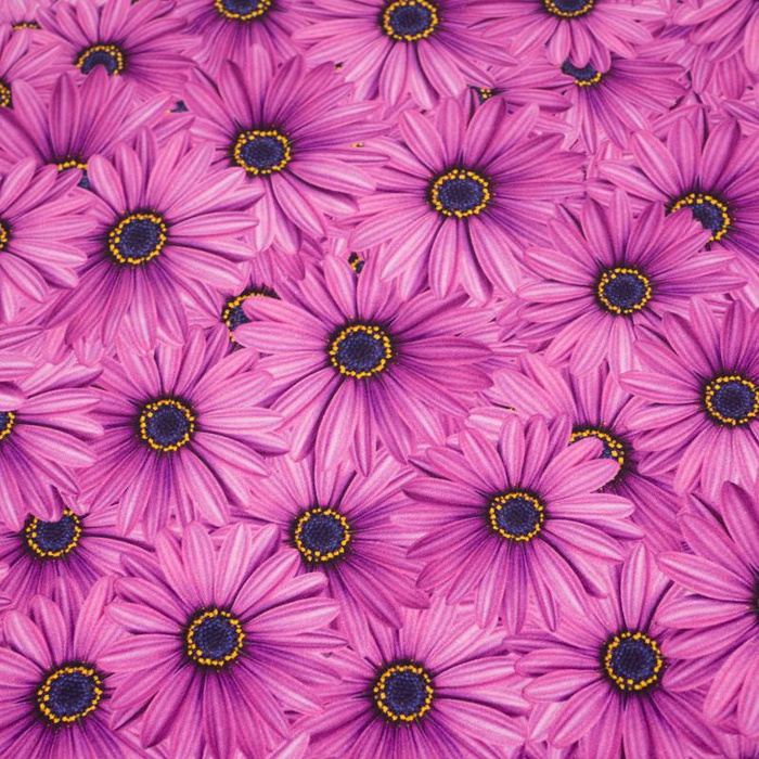 GERBERAS - single jersey with elastane TE210