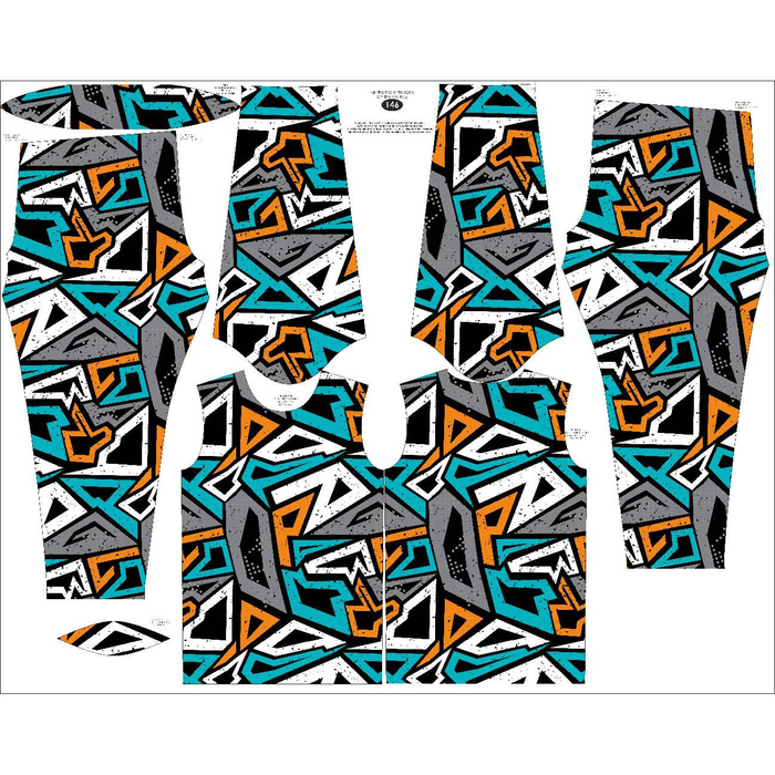 THERMO BOY'S SET (LUCAS) - GRAFFITI - sewing set 146