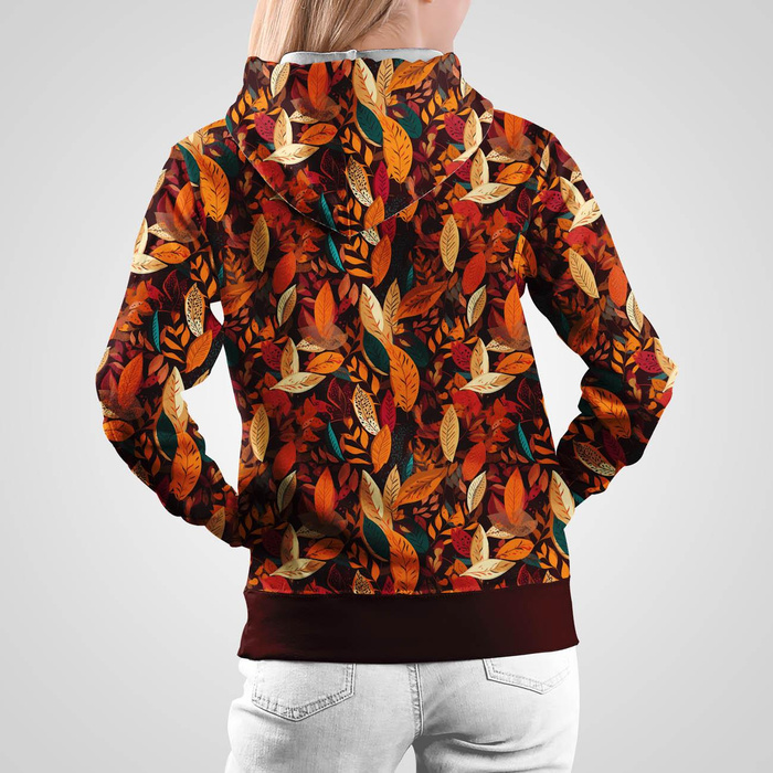 AUTUMN TIME PAT. 3 - looped knit fabric with elastane ITY