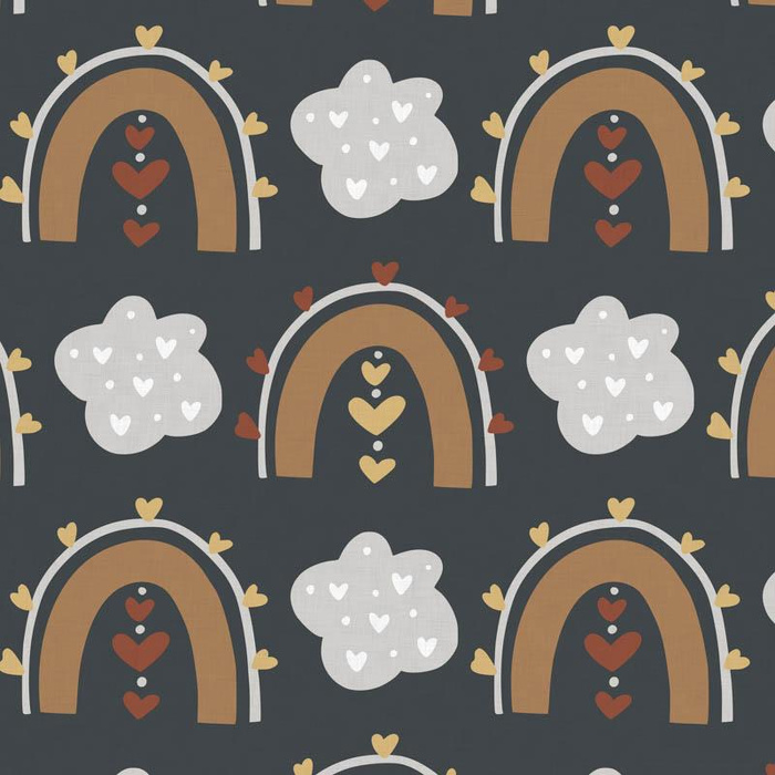 VALENTINESTAG-REGENBOGEN M. 2 / graphit (REGENBOGEN UND HERZEN) - Sommersweat