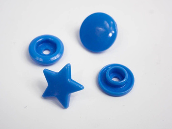 Napy KAM gwiazdka 12mm - chabrowy 10kpl