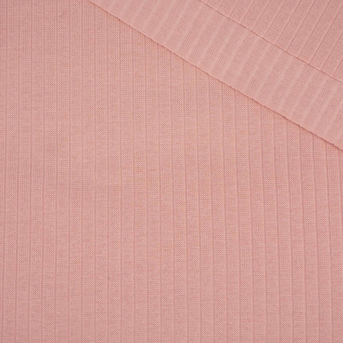 ROSE QUARTZ - Thin ribbed knit