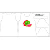 DAMEN T-SHIRT - WASSERMELONE - Single Jersey XL