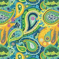 Paisley wz. 3 - Jersey wiskozowy