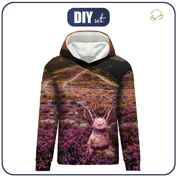 BLUZA DAMSKA (POLA) CLASSIC Z KAPTUREM - WRZEŚNIK - zestaw do uszycia M