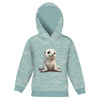 KID'S HOODIE (ALEX) - SWEET SEAL - looped knit fabric (110/116)