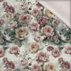 FLOWERS PANDA FAMILY - brushed knitwear with elastane ITY