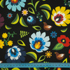 LOWICZ FOLKLORE / black - Waterproof woven fabric