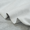 50CM Brushed cotton fleece knit with elastane - MELANGE LIGHT GREY