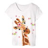 PAJAMAS-T-SHIRT "LINDA" - GIRAFFE - sewing set