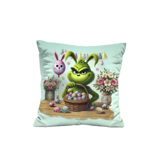 PILLOW 45X45 - FUNNY EASTER pat.4 PRANKSTER - Panama 220g - sewing set