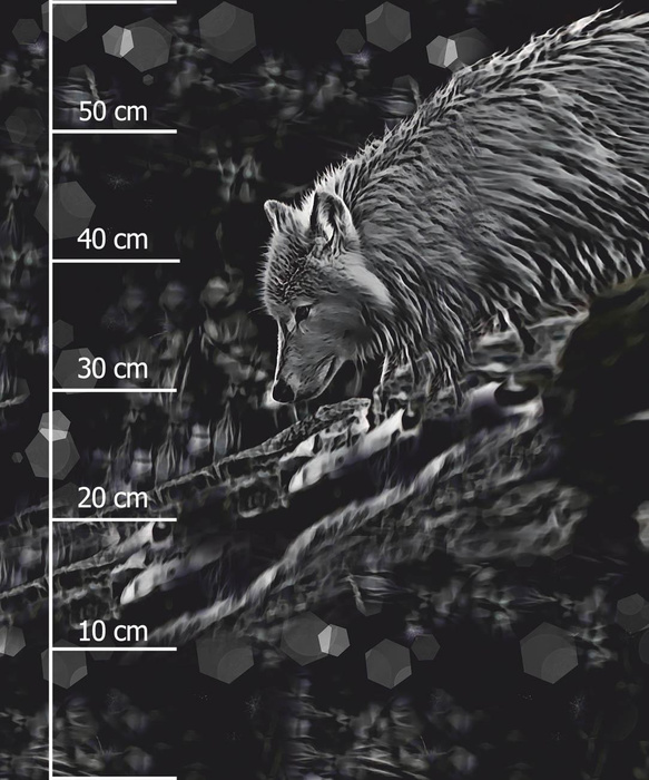 ARCTIC WOLF - panel (60cm x 50cm)