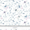 BUTTERFLIES MIX PAT. 3 (WATER-COLOR BUTTERFLIES) - Waterproof woven fabric