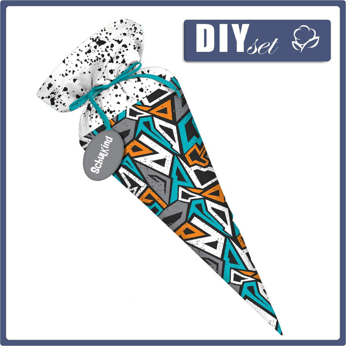 First Grade Candy Cone - GRAFFITI - sewing set