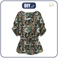 KIMONO BLUSE - PAISLEY M. 4 - Nähset