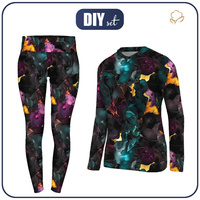 THERMO DAMEN SET (JANE) - ALCOHOL INK M.6 - Nähset