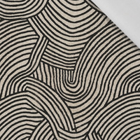 RETRO GEOMETRIC WZ. 20 - viscose woven fabric