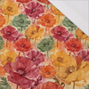FLOWERS PAPAYA ORANGE WZ. 2 - single jersey