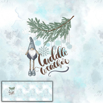 CUDDLE WEATHER (ZIMA W MIEŚCIE) - PANEL PANORAMICZNY (60 x 155cm)