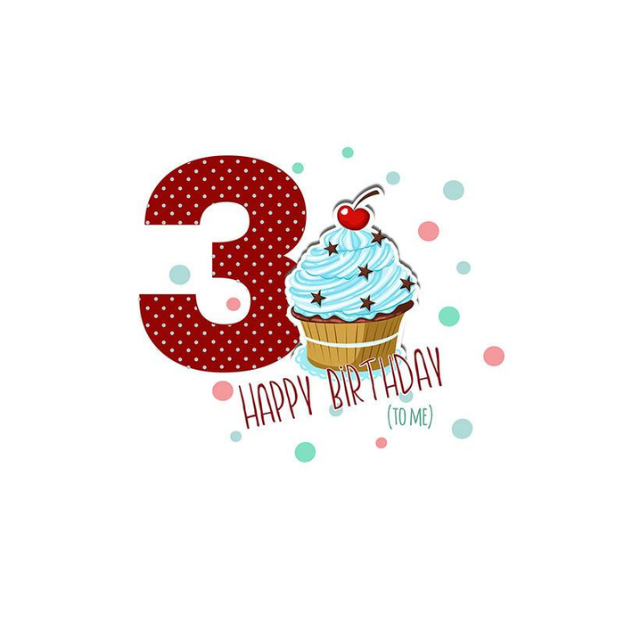 3ST BIRTHDAY / MUFFIN - panel looped knit 