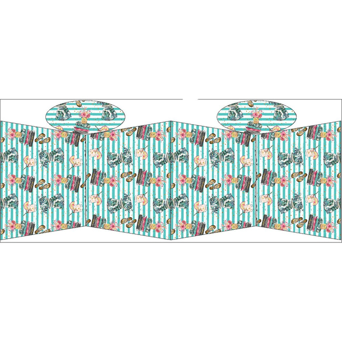 TORBA SHOPPER - WAKACYJNA MODA / PASKI - zestaw do uszycia