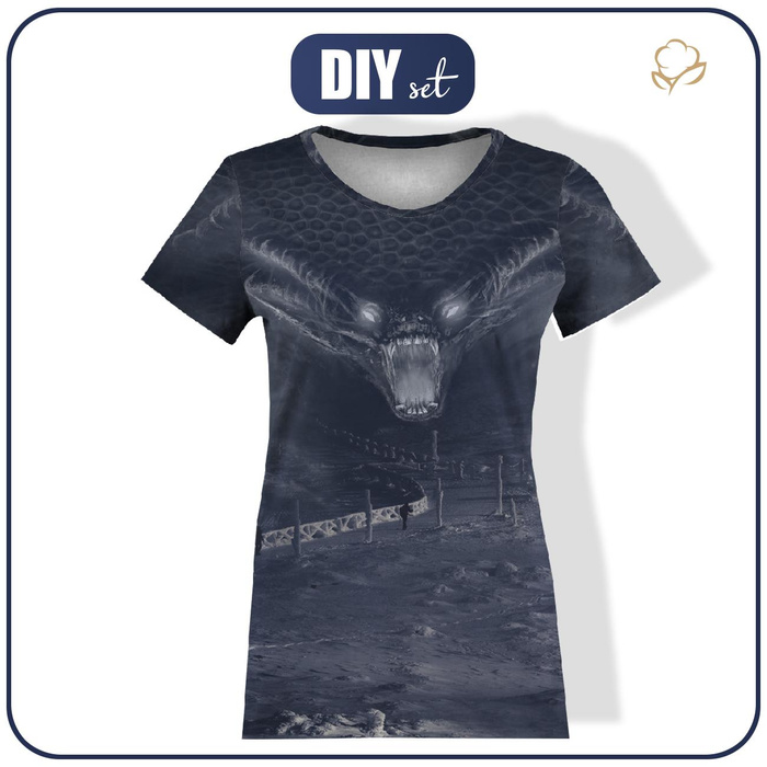 DAMEN T-SHIRT - SNYKOSZ BIEST - Nähset S