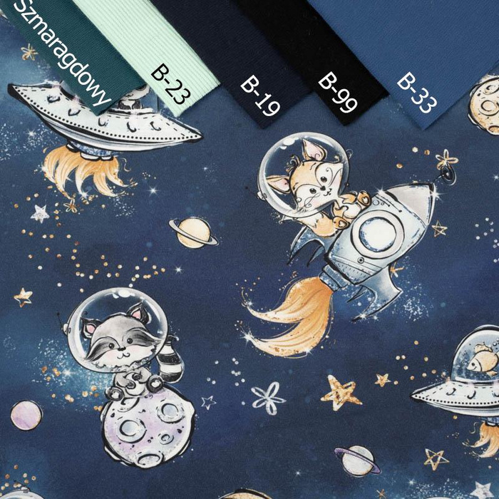 SPACE CUTIES pat. 6 (CUTIES IN THE SPACE) - single jersey with elastane