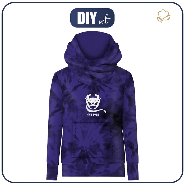 UNISEX HOODIE (HYDRA) - DEVIL INSIDE - sewing set (86/92)