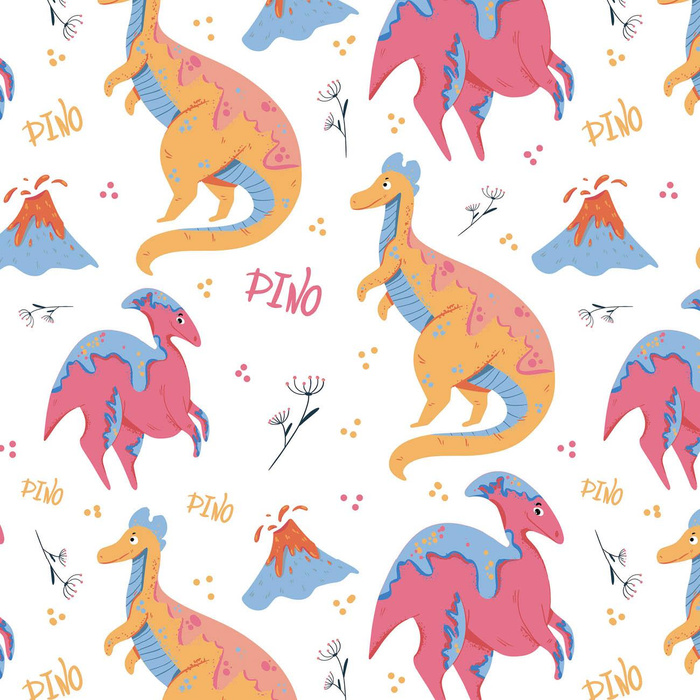 DINO MIX- Polster- Velours