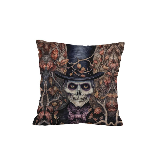 PILLOW 45X45 - SKELETON - Upholstery velour - sewing set