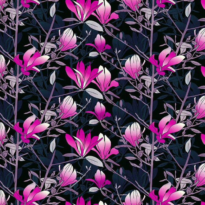 MAGNOLIAS pat. 1 (pink) / black