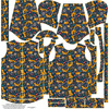 KIDS PARKA (ARIEL) - FOXES IN THE FORREST - softshell (98/104)
