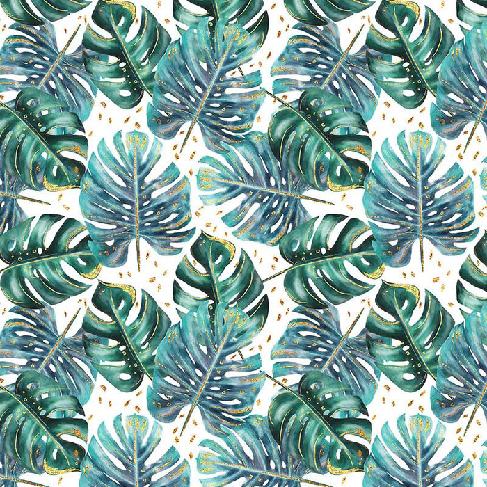 MONSTERA pat. 4 / white 