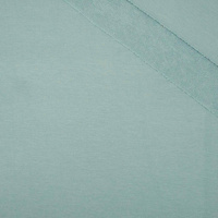 D-46 DUCK EGG BLUE - teplákovina s elastanem