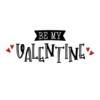 BE MY VALENTINE (BE MY VALENTINE) - panel 50cm x 60cm