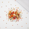 AUTUMN LEAVES - panel (60cm x 50cm) SINGLE JERSEY