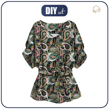 KIMONO BLOUSE - PAISLEY PAT. 4 - sewing set
