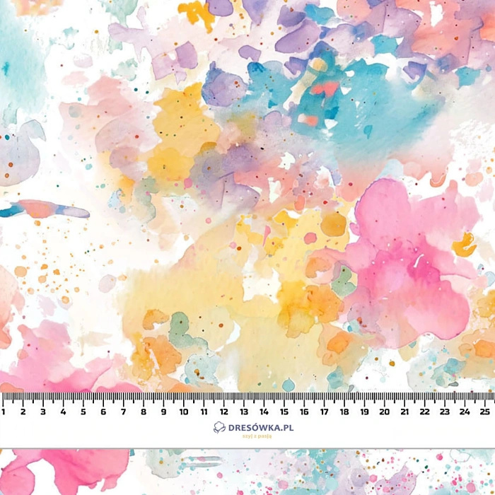 COLORFUL BLOTS - Minky-Plüsch