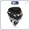 BUTTON SCARF - CAMOUFLAGE GREY - sewing set