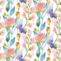 MEADOW PAT. 3 (IN THE MEADOW) - Viscose jersey