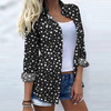 POLKA DOTS WZ. 10 - lekka dzianina drapana