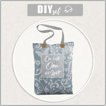 SHOPPER TASCHE - DIE BESTE OMA DER WELT / etno - Nähset