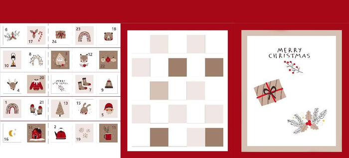 ADVENTNÍ KALENDÁŘ - MODRÝ