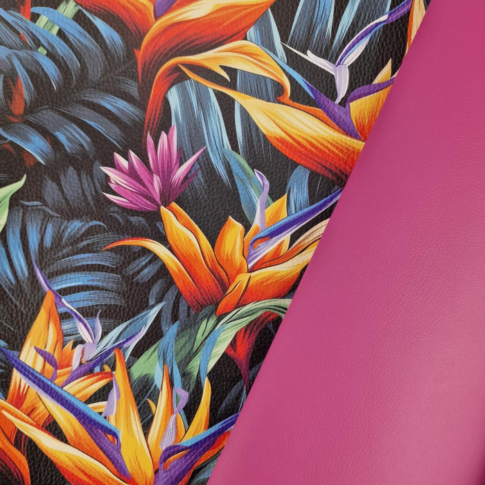 FUCHSIA (46 cm x 50 cm) - matte leatherette