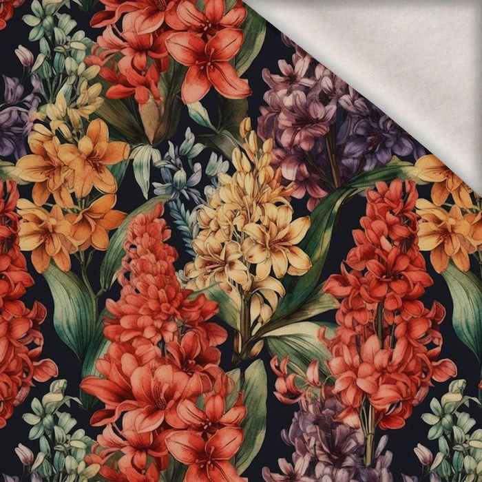 FLOWERS WZ.21 - brushed knitwear with elastane ITY