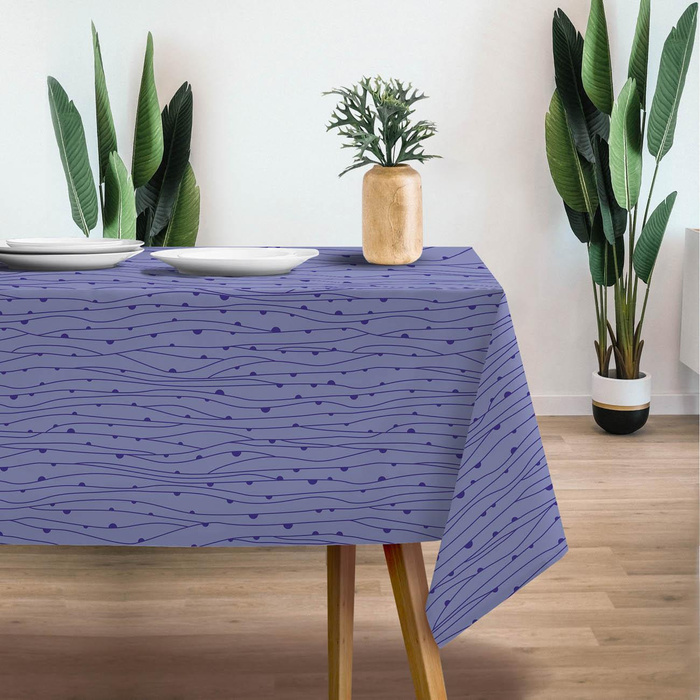 VALENTINE'S DEW (Very Peri) - looped knit fabric