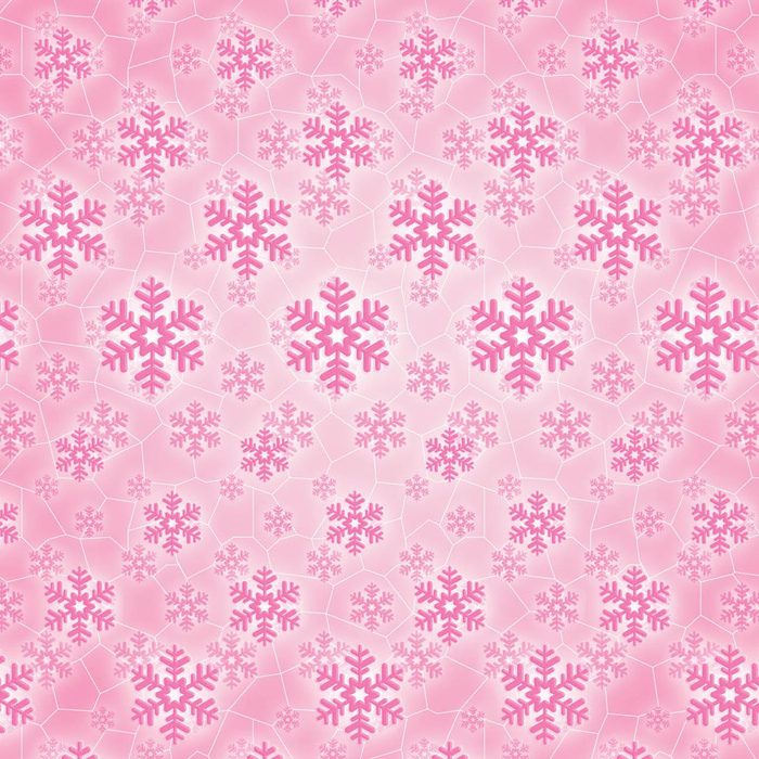 PINK SNOWFLAKES (PENGUINS)
