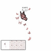 ALWAYS BEAUTIFUL (GLITTER BUTTERFLIES) / white - PANORAMIC PANEL 60 cm