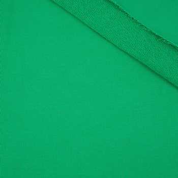 D-101 GREEN - thick looped knit 290g