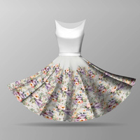 VINTAGE FLOWERS - Tellerrock-Panel